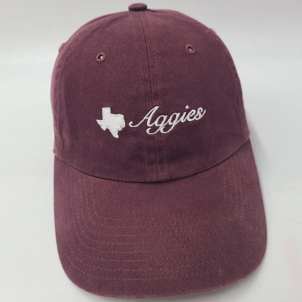 Women Texas A&M Aggies Hat‎ Strapback 47 Brand Clean Up Maroon NCAA University